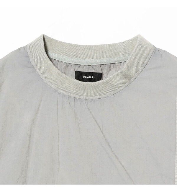 BEAMS「クレイジーパターン ナイロン クルーネック【ワイドフィット】」|Tシャツ・カットソー|