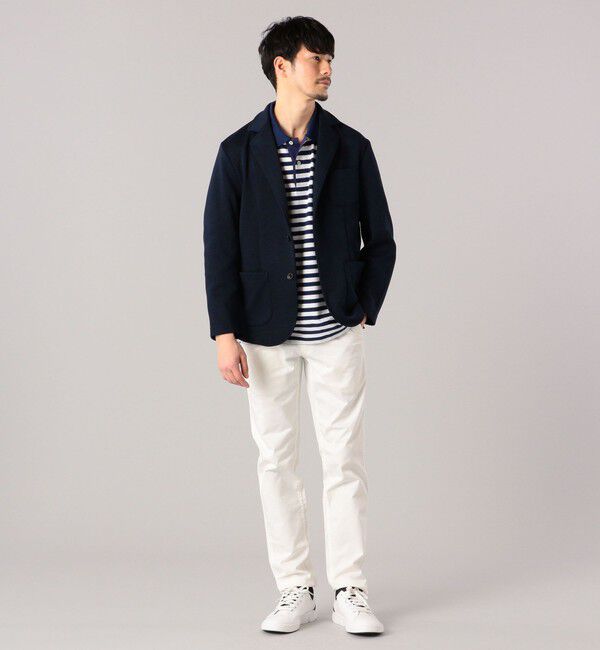 SHIPS「SHIPS:〈抗菌加工〉japan quality カラー テーパード スリム チノパンツ」|チノ|