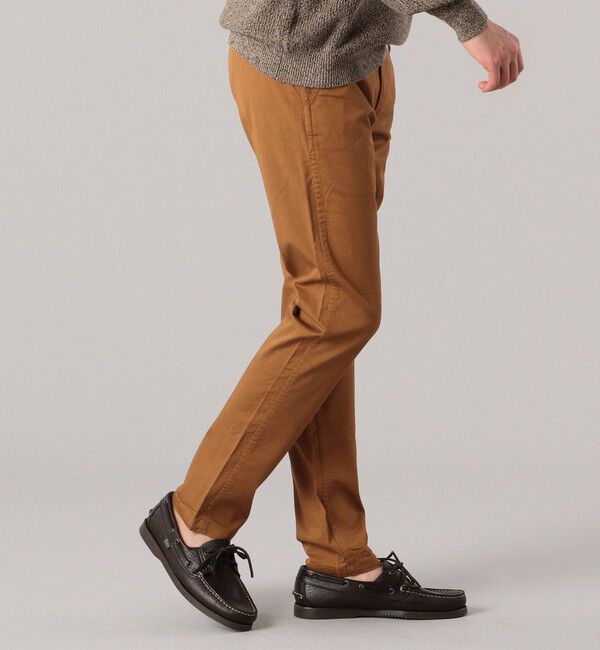 SHIPS「SHIPS:〈抗菌加工〉japan quality カラー テーパード スリム チノパンツ」|チノ|