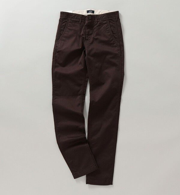 SHIPS「SHIPS:〈抗菌加工〉japan quality カラー テーパード スリム チノパンツ」|チノ|