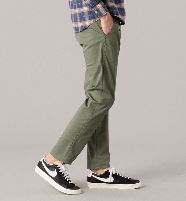 SHIPS「SHIPS:〈抗菌加工〉japan quality カラー テーパード スリム チノパンツ」|チノ|