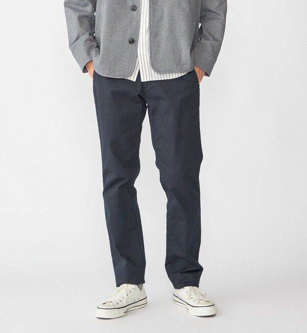SHIPS「SHIPS:〈抗菌加工〉japan quality カラー テーパード スリム チノパンツ」|チノ|