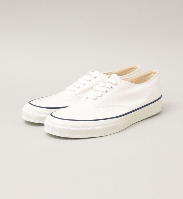 SHIPS「【SHIPS別注】ASAHI: US NAVY デッキシューズ」|スニーカー|ホワイト