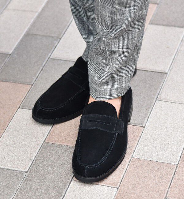 SHIPS「SHIPS:〈撥水〉スエード コイン ローファー」|その他|