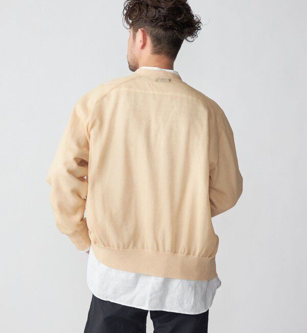 SHIPS「SHIPS: コットン/リネン サマーニット シアー Vカーディガン」|カーディガン|