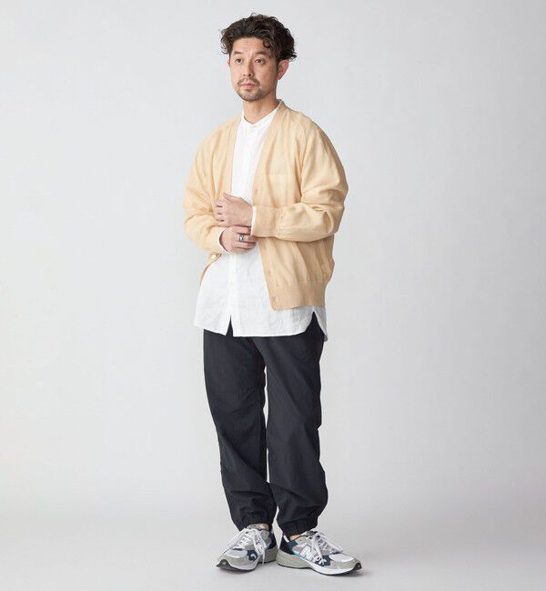 SHIPS「SHIPS: コットン/リネン サマーニット シアー Vカーディガン」|カーディガン|