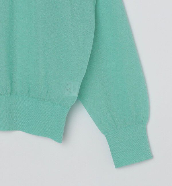 SHIPS「SHIPS: コットン/リネン サマーニット シアー Vカーディガン」|カーディガン|