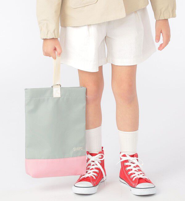 SHIPS KIDS「SHIPS KIDS:シューズ バッグ」|その他|ライトグレー