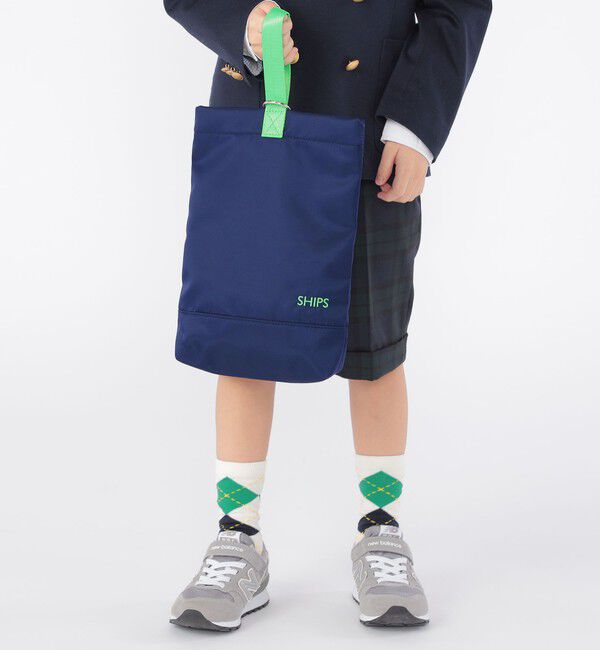 SHIPS KIDS「SHIPS KIDS:シューズ バッグ」|その他|ネイビー