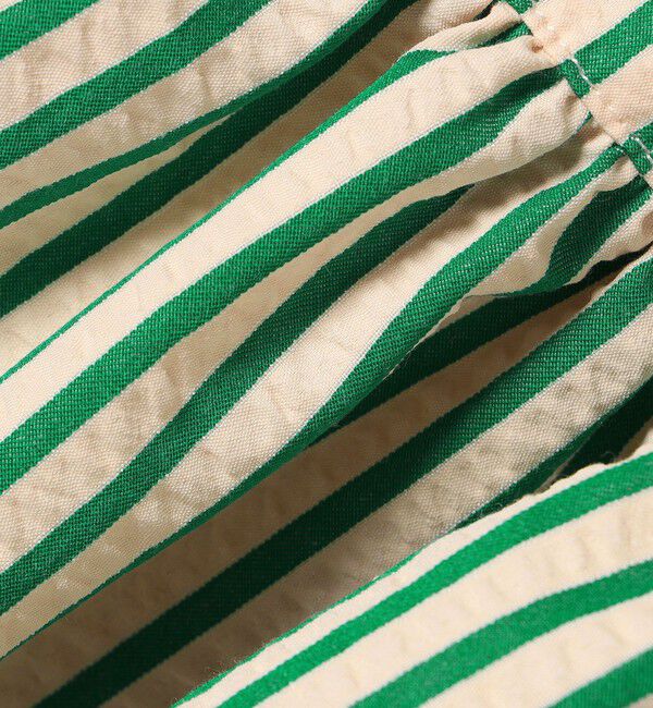 SHIPS Colors 「SHIPS Colors:〈洗濯機可能〉ストライプ ギャザー スカート◇」|フレア|