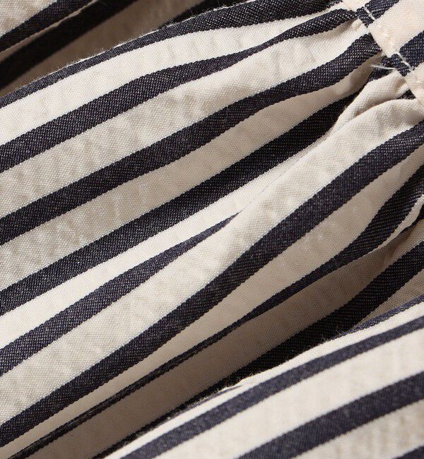 SHIPS Colors 「SHIPS Colors:〈洗濯機可能〉ストライプ ギャザー スカート◇」|フレア|