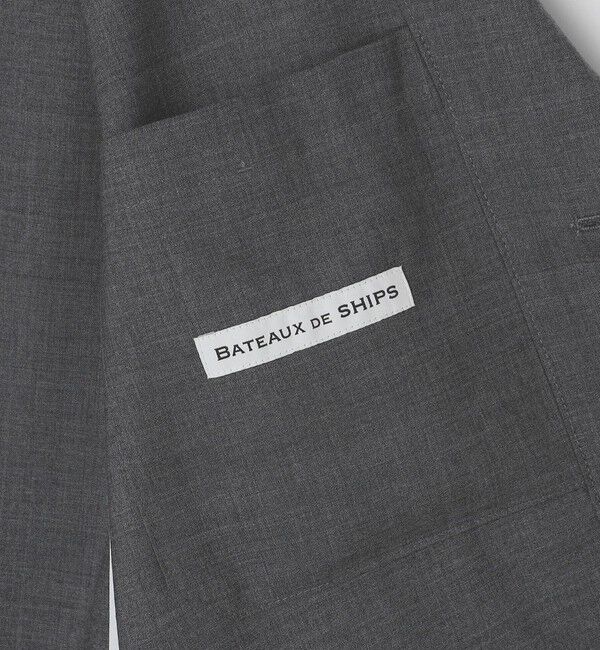 SHIPS「BATEAUX DE SHIPS: スーパー100&rsquo;S ウールトロピカル フィッシュ ジャケット」|テーラードジャケット|