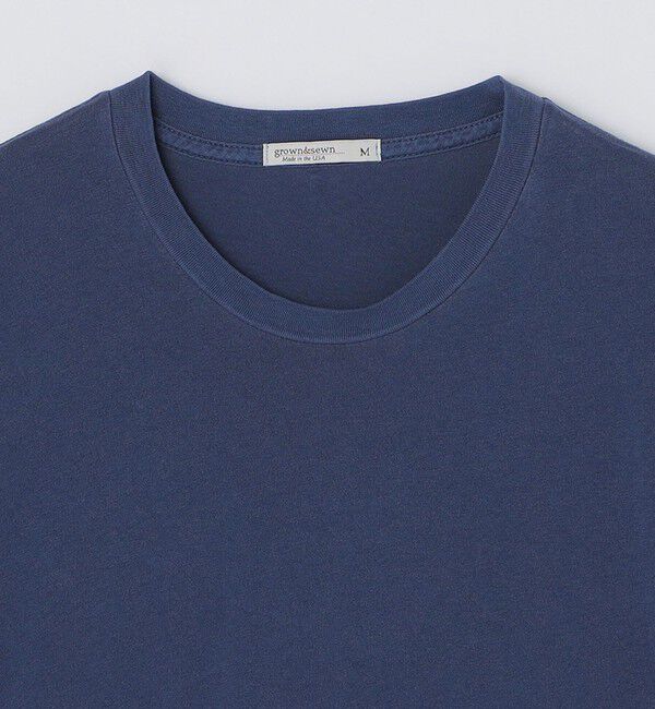 SHIPS「GROWN&SEWN: GARMENT DYE TEE SS」|Tシャツ・カットソー|