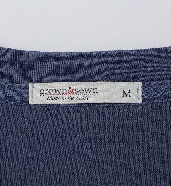 SHIPS「GROWN&SEWN: GARMENT DYE TEE SS」|Tシャツ・カットソー|