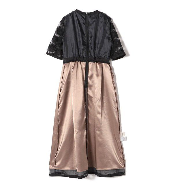 SHIPS for women「kaene:エンブロイダリー ミックス ワンピース〈セレモニー対応可〉」|ワンピース|