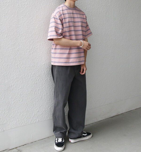 SHIPS any「【SHIPS any別注】sports wear: レトロ カラー ボーダー Tシャツ◇」|Tシャツ・カットソー|