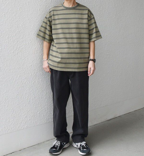 SHIPS any「【SHIPS any別注】sports wear: レトロ カラー ボーダー Tシャツ◇」|Tシャツ・カットソー|