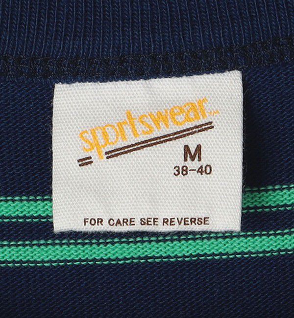 SHIPS any「【SHIPS any別注】sports wear: レトロ カラー ボーダー Tシャツ◇」|Tシャツ・カットソー|