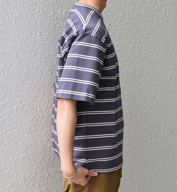 SHIPS any「【SHIPS any別注】sports wear: レトロ カラー ボーダー Tシャツ◇」|Tシャツ・カットソー|