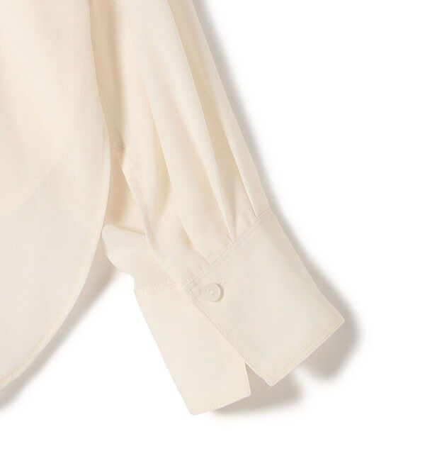 SHIPS for women「〈手洗い可能〉シアー リボン タイ ブラウス」|シャツ・ブラウス|