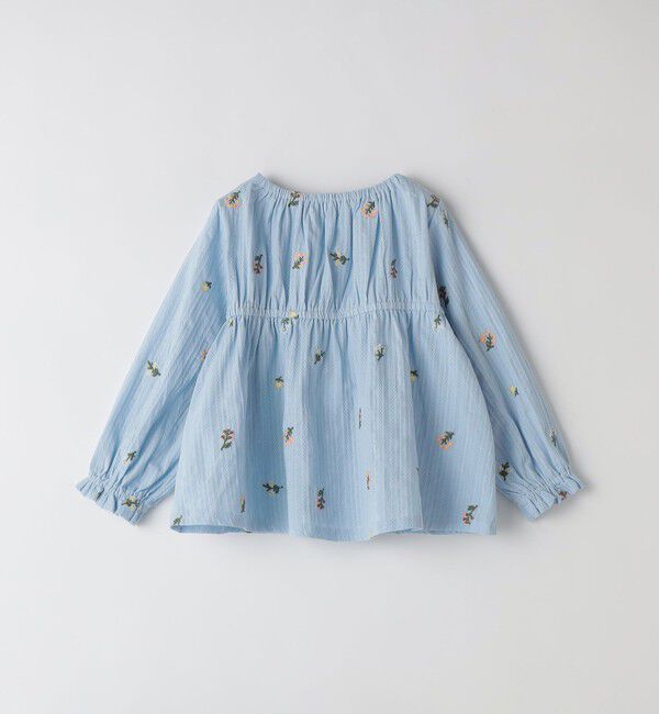 SHIPS Colors 「SHIPS Colors:100～140cm /〈洗濯機可能〉フラワー 刺繍 チュニック」|シャツ・ブラウス|