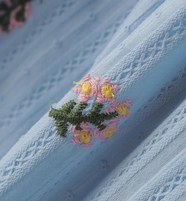 SHIPS Colors 「SHIPS Colors:100～140cm /〈洗濯機可能〉フラワー 刺繍 チュニック」|シャツ・ブラウス|