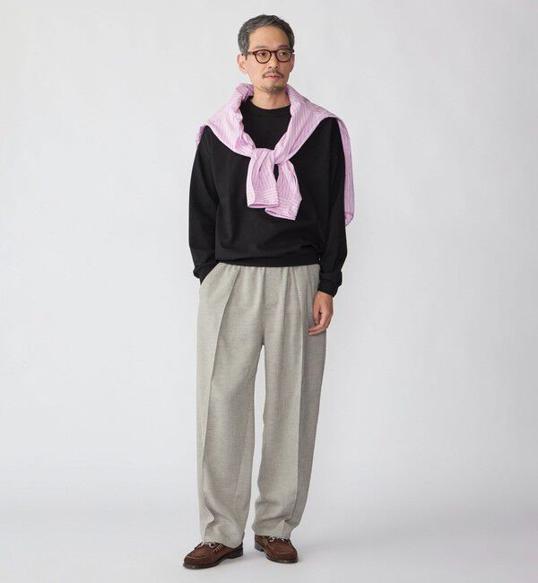 SHIPS「SHIPS: スタンド アップ Tシャツ ロングスリーブ」|Tシャツ・カットソー|