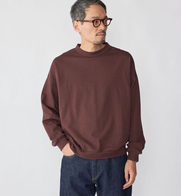 SHIPS「SHIPS: スタンド アップ Tシャツ ロングスリーブ」|Tシャツ・カットソー|