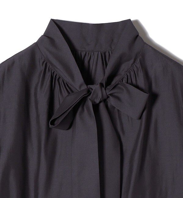 SHIPS Colors 「SHIPS Colors:〈手洗い可能〉シルキー ローン ボウタイ シャツ◇」|シャツ・ブラウス|