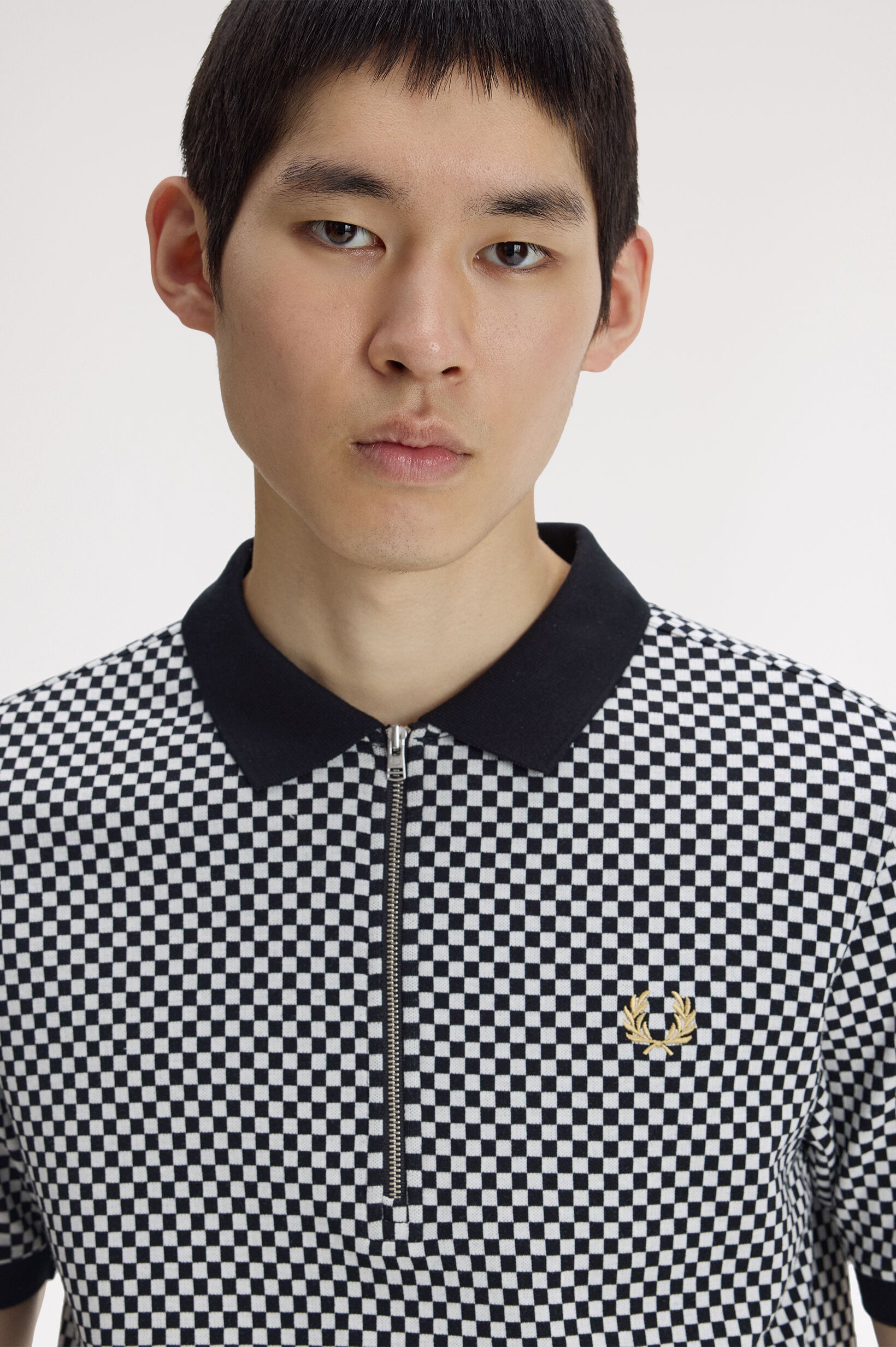  「Chequerboard Polo Shirt」|ポロシャツ|