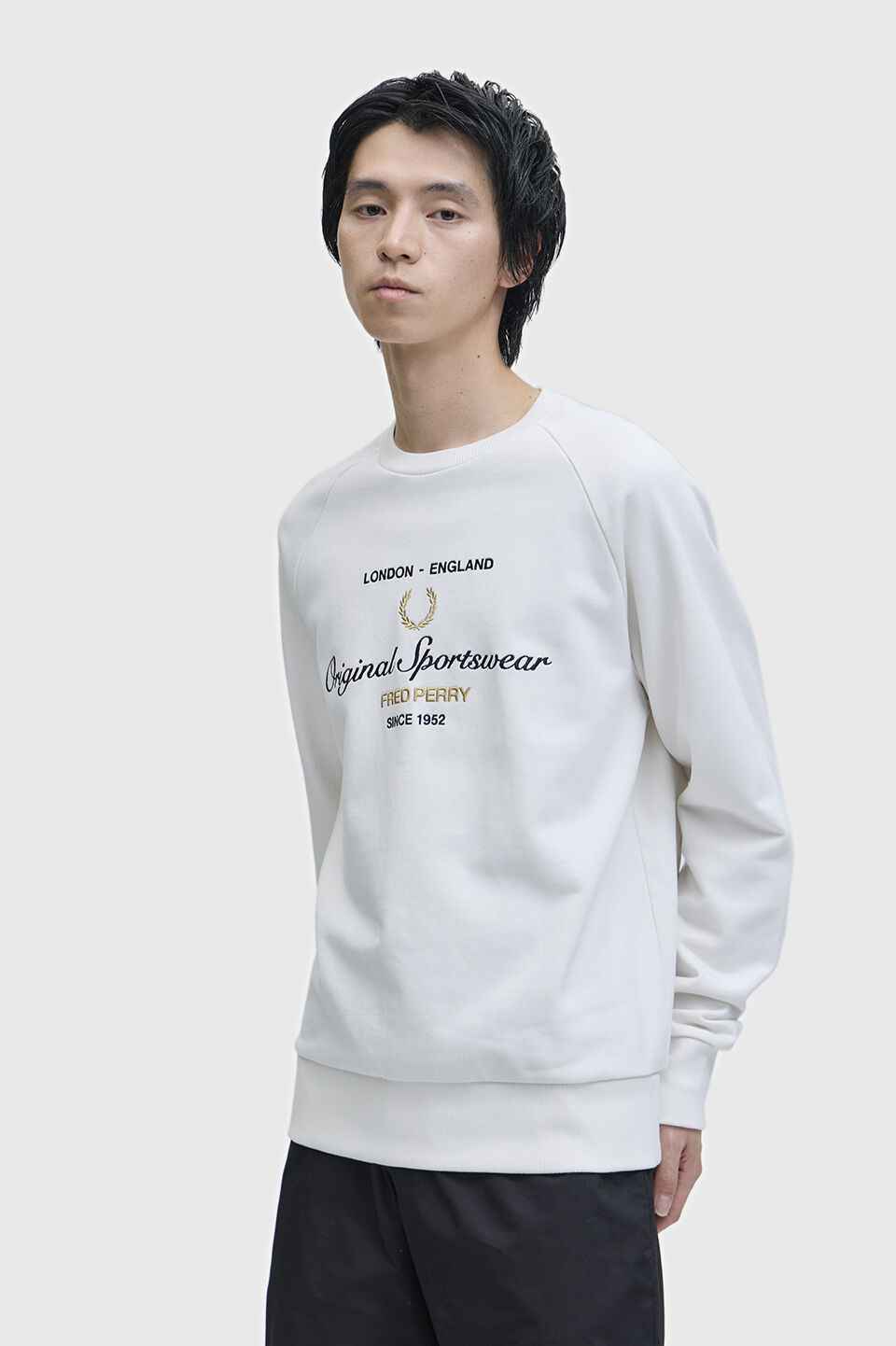 FRED PERRY 「Original Sportswear Sweatshirt」|スウェット・ジャージ|SNOW WHITE