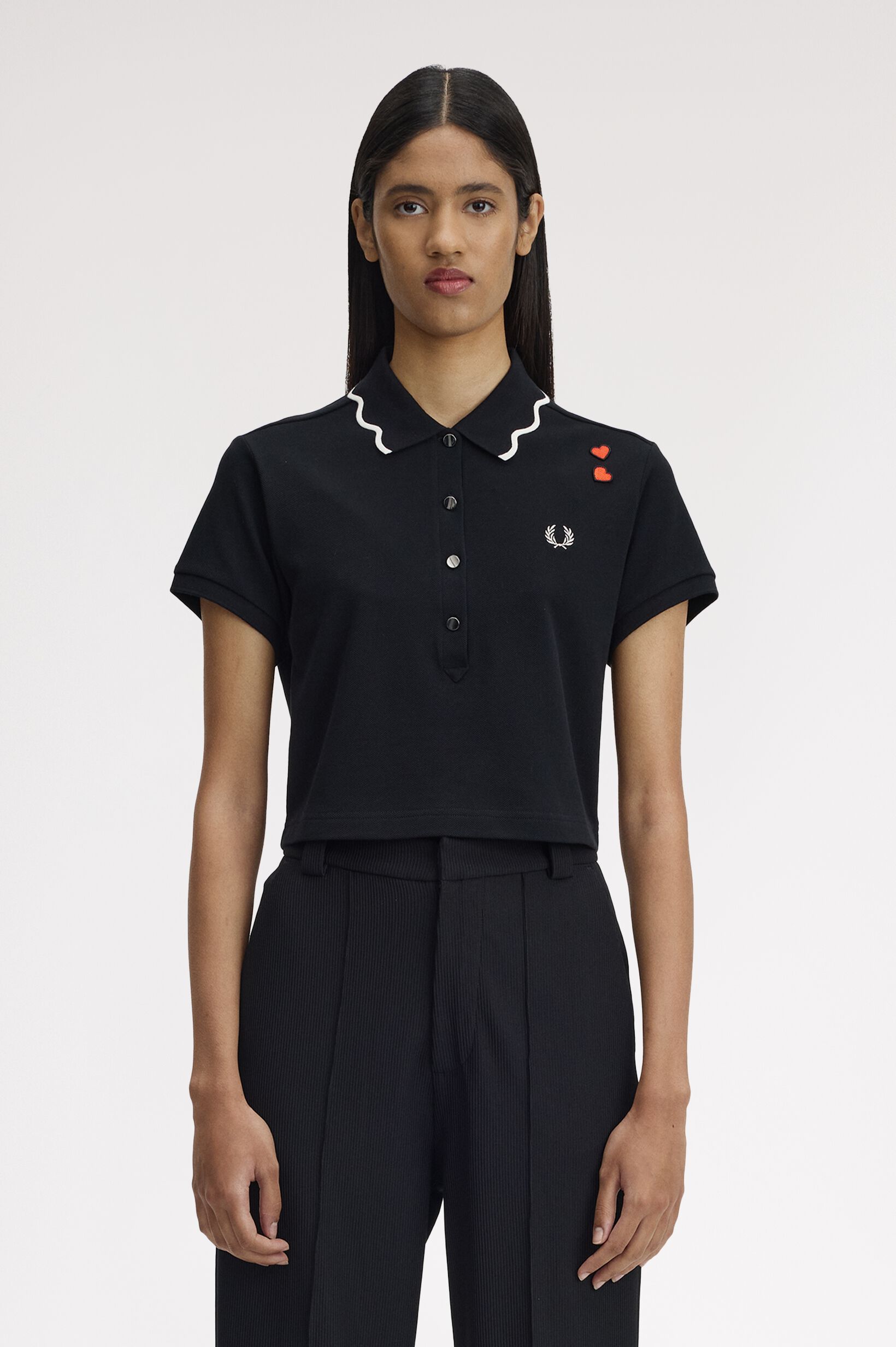 FRED PERRY 「Amy Winehouse Scalloped Trim Polo Shirt」|ポロシャツ|