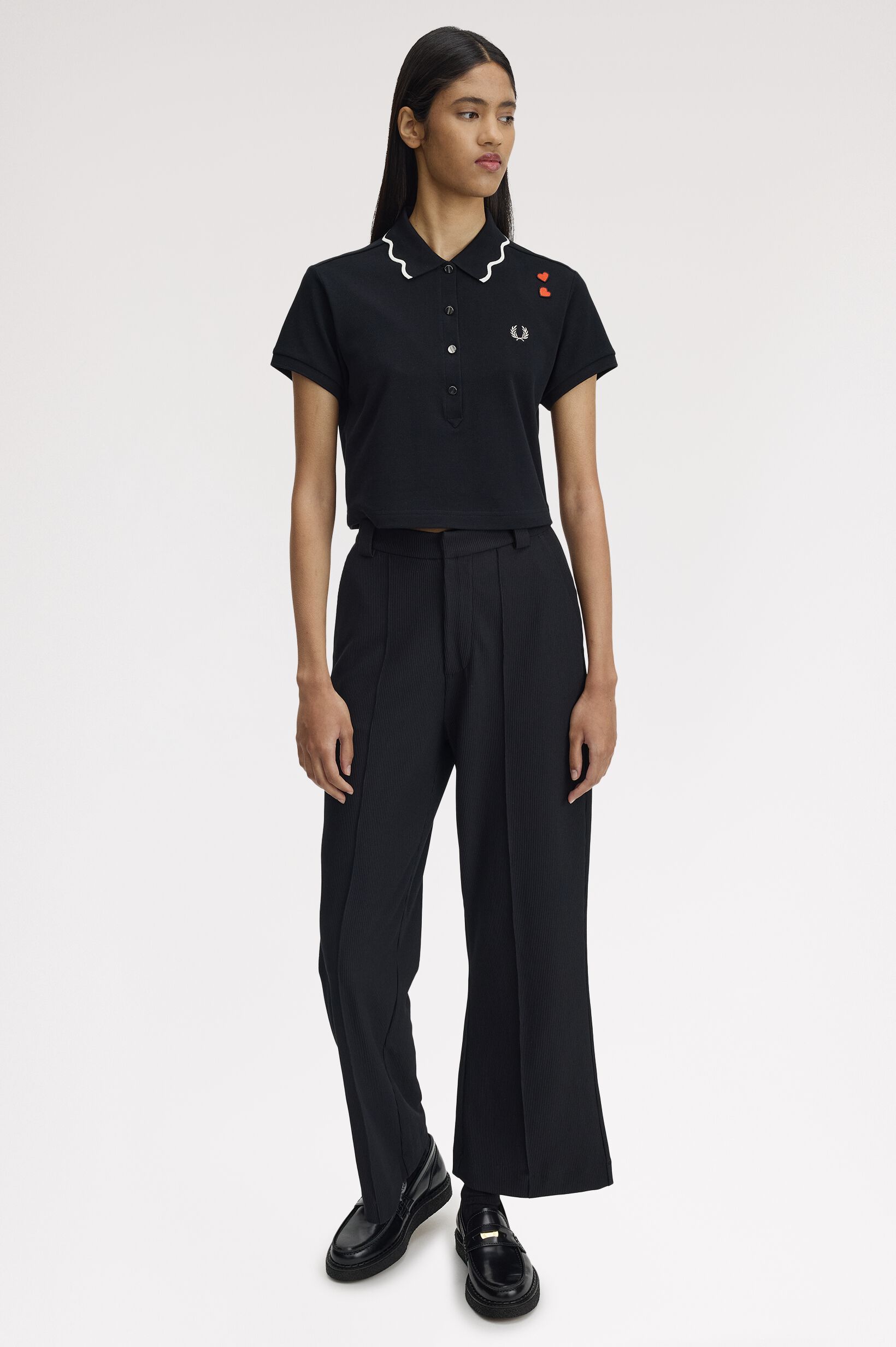 FRED PERRY 「Amy Winehouse Scalloped Trim Polo Shirt」|ポロシャツ|