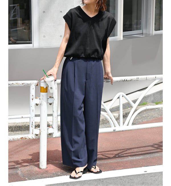 OUTDOOR PRODUCTS Usual Things「追加 トロピカルバックゴムスラックス」|スラックス|