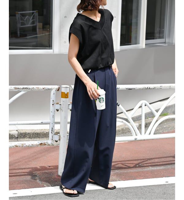 OUTDOOR PRODUCTS Usual Things「追加 トロピカルバックゴムスラックス」|スラックス|