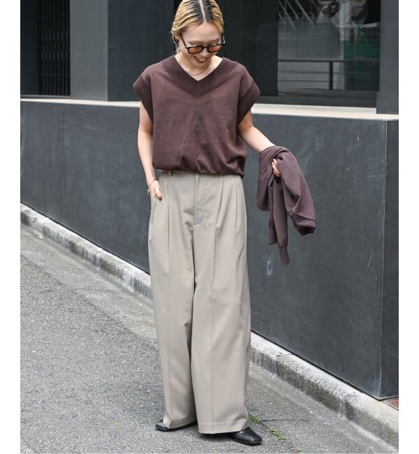 OUTDOOR PRODUCTS Usual Things「追加 トロピカルバックゴムスラックス」|スラックス|