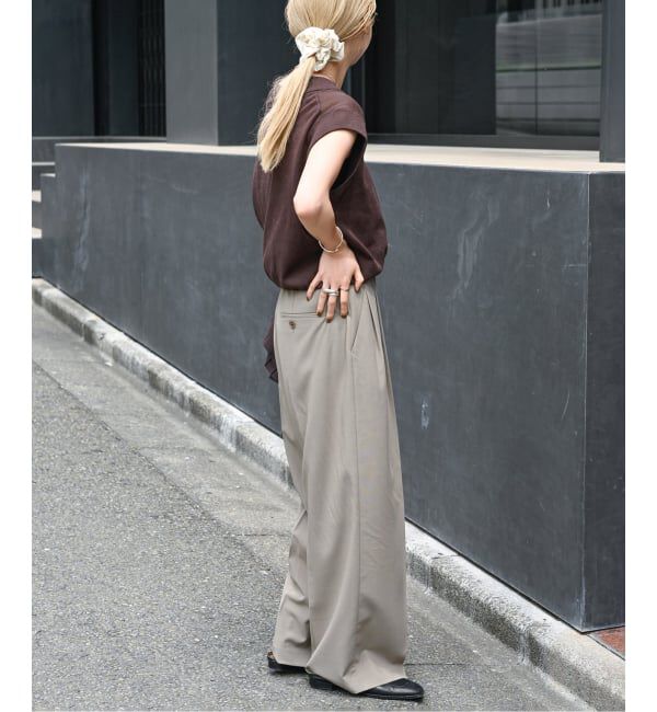 OUTDOOR PRODUCTS Usual Things「追加 トロピカルバックゴムスラックス」|スラックス|