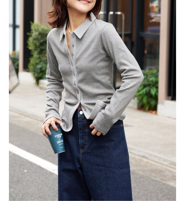 OUTDOOR PRODUCTS Usual Things「エリツキリブカーディガン」|Tシャツ・カットソー|