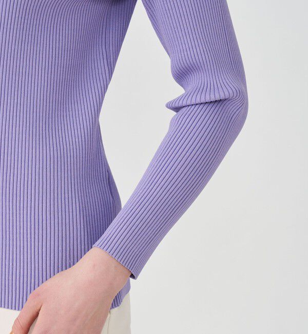 Ballsey「ハイストレッチリブ ワンショルダープルオーバー」|ニット・セーター|