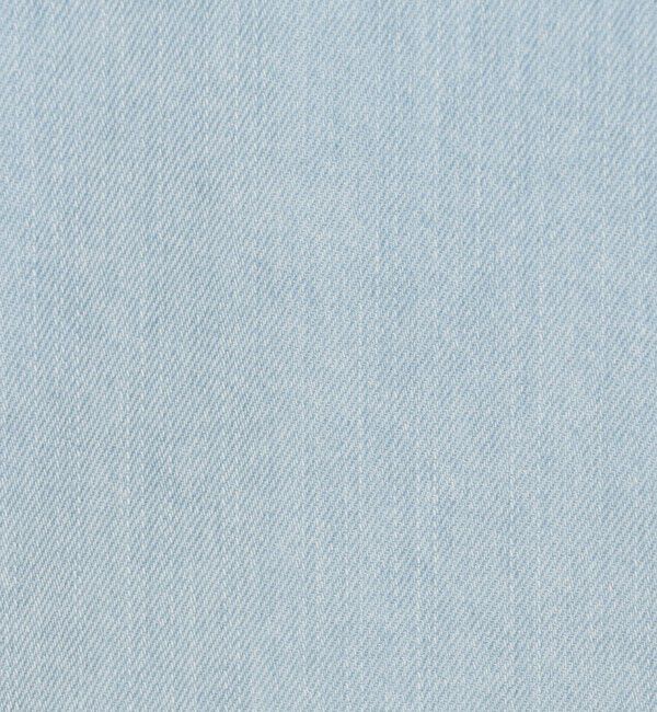 MACPHEE「コットンセルロースデニム ボウタイノースリーブブラウス」|シャツ・ブラウス|