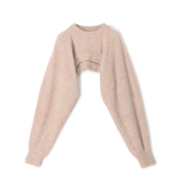 Edition「ウールブークレー クロップドニット」|ニット・セーター|33 ピンク