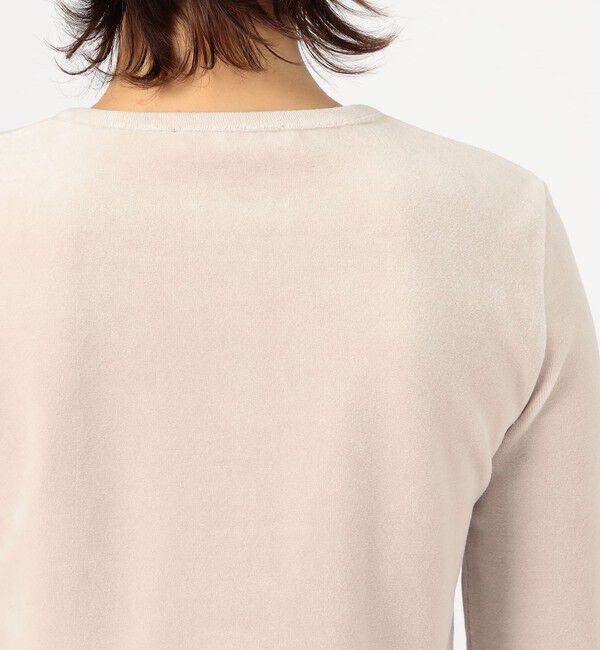 BACCA「ヘビーベロア ショートカーディガン」|カーディガン|