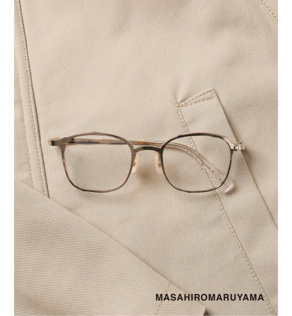 EYETHINK「【MASAHIRO MARUYAMA】別注 MM-0014 No.E2 ex Optical」|メガネ|ゴールド