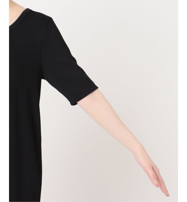 Plage「《追加》Rib ハーフスリーブ ワンピース 4」|ワンピース|