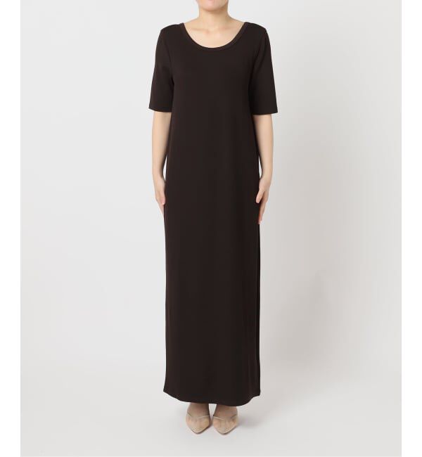 Plage「《追加》Rib ハーフスリーブ ワンピース 4」|ワンピース|