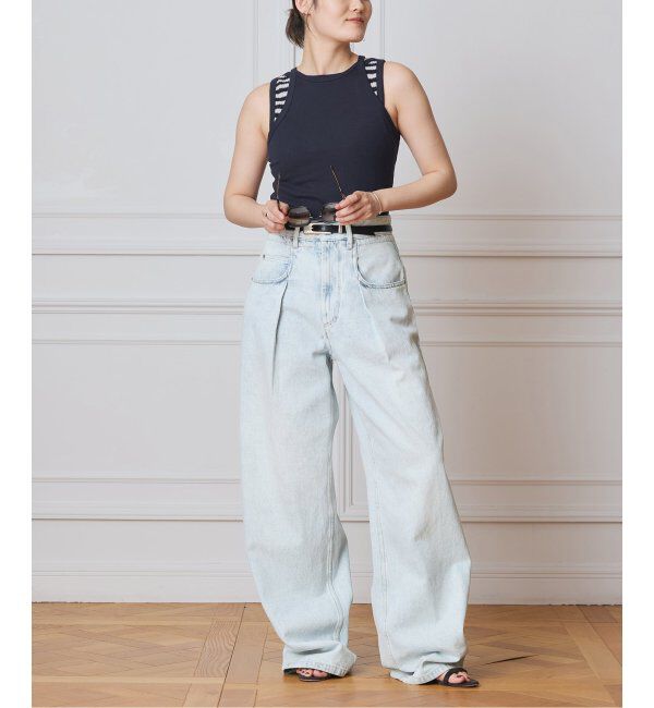 IENA LA BOUCLE「CAROUSE LAMBRA/ケラウズランブラ ボーダータンクトップ パックT(2枚1set) 251-355BD」|タンクトップ|