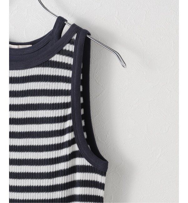 IENA LA BOUCLE「CAROUSE LAMBRA/ケラウズランブラ ボーダータンクトップ パックT(2枚1set) 251-355BD」|タンクトップ|