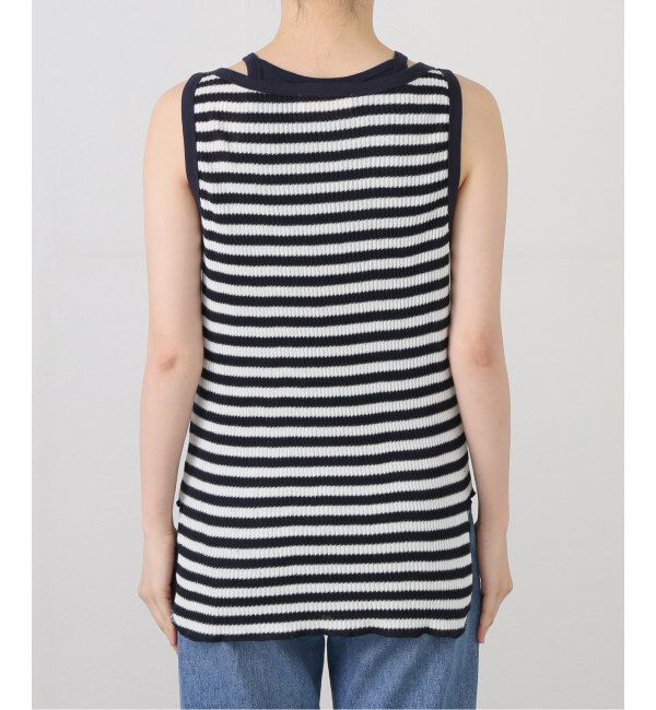 IENA LA BOUCLE「CAROUSE LAMBRA/ケラウズランブラ ボーダータンクトップ パックT(2枚1set) 251-355BD」|タンクトップ|