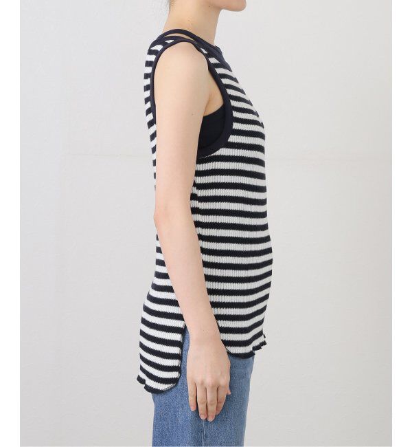 IENA LA BOUCLE「CAROUSE LAMBRA/ケラウズランブラ ボーダータンクトップ パックT(2枚1set) 251-355BD」|タンクトップ|