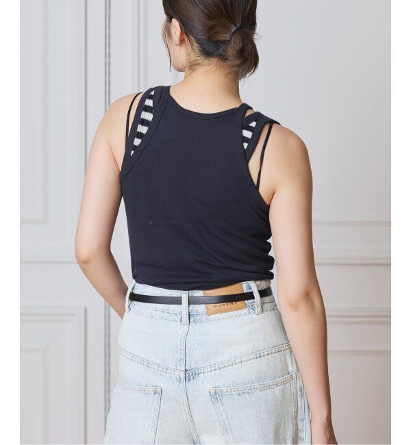 IENA LA BOUCLE「CAROUSE LAMBRA/ケラウズランブラ ボーダータンクトップ パックT(2枚1set) 251-355BD」|タンクトップ|